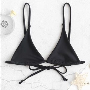 Zaful black bikini top